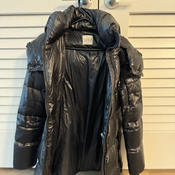 COPY - SAM. Soho Belted Down Mid-Length Puffer Jacket (Size M)